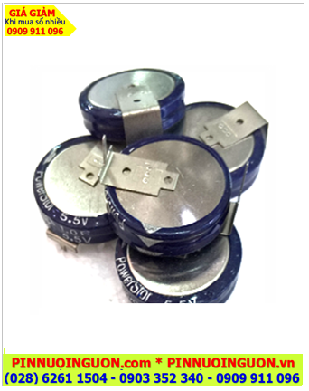 Pin tụ Farad 1.0F - 5,5V | Pin tụ mainboard 1.0F - 5,5V nuôi nguồn chính hãng